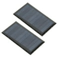 thumbnail image 4 of EOTVIA Solar Cell Panel,Polysilicon Solar Panel,2Pcs Solar Panel Good Light Transmittance 0.3W 5V 60MA 68x37mm Polysilicon Solar Cell Panel For Low Power Appliances, 4 of 8