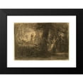 thumbnail image 2 of Jean-François Millet 18x14 Black Modern Framed Museum Art Print Titled - The Rescue of the Daughters of Daniel Boone and Richard&nbsp;Callaway (1851), 2 of 5