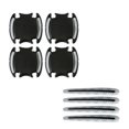 thumbnail image 1 of Car Door Handle Scratch Protective Sticker Reflective Strips Set, 1 of 1