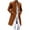 Beige, variant on Men's Wool Blends Single Breasted Pea Coat Classic Notched Lapel Business Work Jacket Cardigan Casual Puffy Sleeve Slim Fit Winter Trench Coats