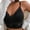 Black, variant on Babysbule Women's Tops Fashion Women's Lace Beauty Back Solid Strap Wrap Hollow Out Bra Underwear Vest Sling