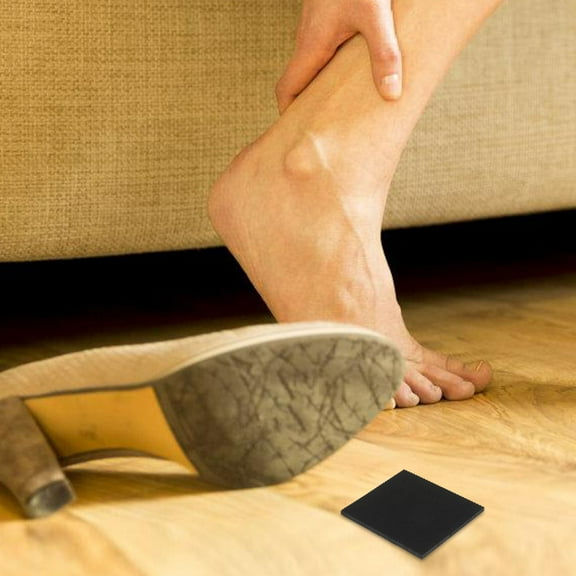 LULULION 2 Pairs High Heel Repair Kit Rubber Black Shoe Sole Repair For Formal Events