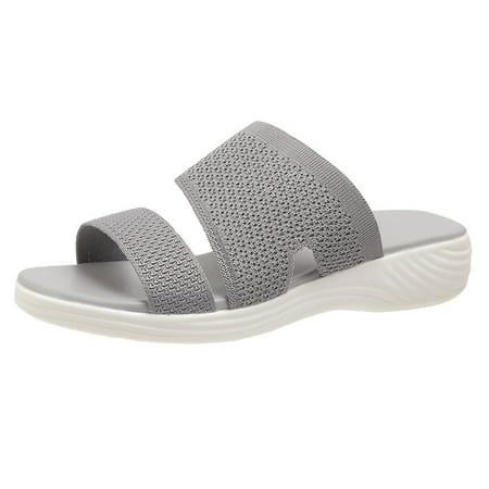 

Utoimkio Flat Sandals for Women Summer Summer Ladies Shoes Platform Wedge Heel Open Toe Sandals Casual Women s Sandals
