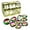 Multicolor_Hot#3135, variant on Gemstone Treasure Hunt Set | Crystal Glass Diamonds & Jewels | Golden Pirate Chest | 9 Unique Sparkling Multicolor Stones | Pool Beach Bath Decor | Party Favor | 10PCS | 90g