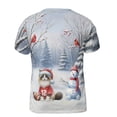 thumbnail image 2 of Hello Winter Ragdoll Football Snowman Welcome Snowy Morning All Over Print 3D Shirt Unisex Merch Cat Lover Kitten Owner Gifts Idea - 01012, 2 of 6