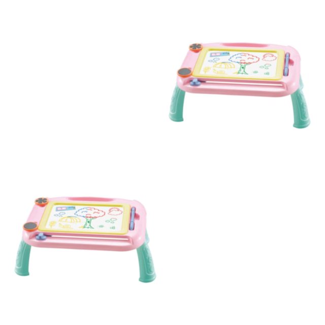Bewildely Tableros coloridos para pintar y dibujar juguetes para niños o alrededor de dibujo para Macaron infantil colorido Unisex Macarrón en polvo 2piezas