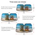 thumbnail image 5 of Pineapple with Sunglasses Car Windshield Sun Shade Foldable Car Front Window Visor Heat and UV Protection 53x23.5, 5 of 8