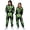 Light Green, variant on Skeleton Halloween Costume Jumpsuit for Women Men Adults, Unisex Onesie Pajamas Cosplay Party, Cozy One Piece Outfit