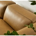 thumbnail image 6 of Modway Auren 3-Piece Vegan Leather Upholstered Loveseat with Ottoman in Camel, 6 of 8