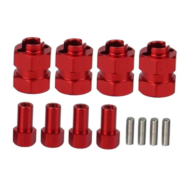 Hubs hexagonales extendidos Macarena 4 piezas de latón para camiones Scx24 Axi00002 1:24