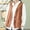 Orange, variant on JGGSPWM Women's Vintage Cotton Linen Sleeveless Vest Jacket Top Loose Fit Button V-Neck Vest with Pockets Black M
