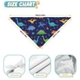 thumbnail image 6 of Dog Bandana 1 Pack,Colorful Dinosaur and Leaf Pattern Bandanas for Dogs,Cat Bandana,Small/ Large Dog Bandana 2 Size,Dog Bandanas, 6 of 6