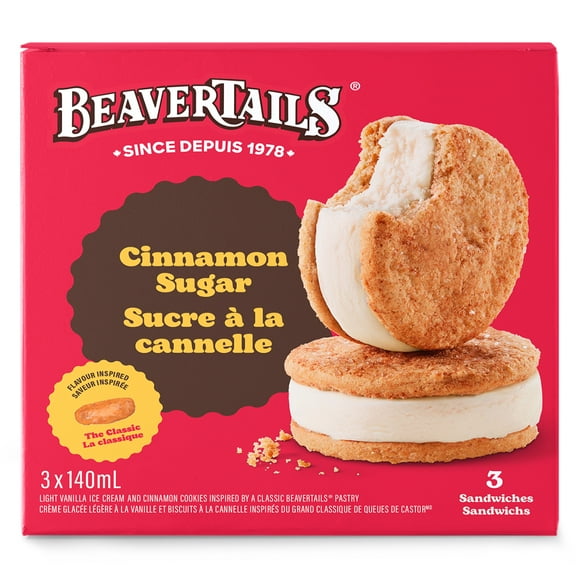 BeaverTail Sandwich The classic, 3x140ml Beavertail Sandwich vanilla