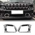 thumbnail image 3 of Exquisite For 2014-2018 ABS Front Bumper Lower Grill Grille Mesh Air Vent Cover Bezel Trim Insert Garnish B, 3 of 5