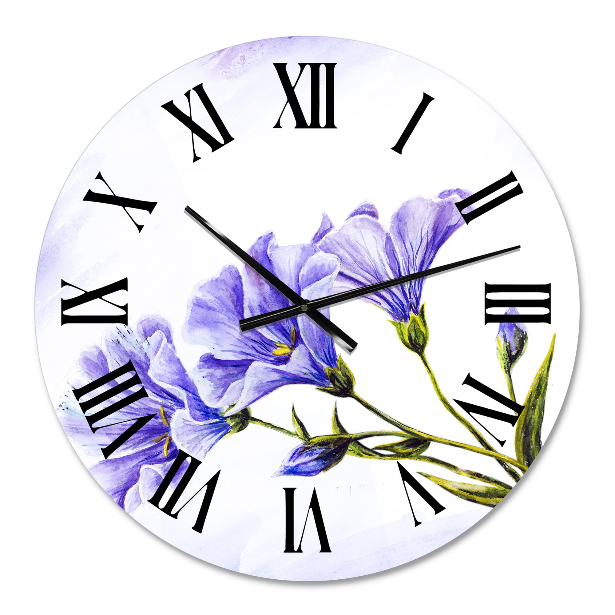 Designart 1 in Quartz Traditional Wall Clock