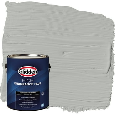 Glidden HEP Grab-N-Go 1 gal. Gray Stone Semi Gloss Exterior Paint with Primer