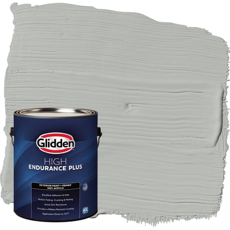 Glidden HEP Grab-N-Go 1 gal. Gray Stone Flat Exterior Paint with Primer