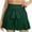 Green, variant on Lenpel Women's Flowy Shorts Casual Elastic High Waisted Tie Front Ruffle Wide Leg Shorts Summer Beach Vacation Outfits