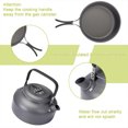 thumbnail image 2 of Juego Utensilios Portátiles para Exteriores Acampar Olla Cacerola Tetera 11 Uds., 2 of 9