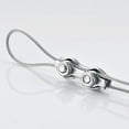 thumbnail image 3 of 6 Pieces M4 Wire Rope Clips Duplex Rope Clamp 2-Post Wire Rope Clip Pour Cordes Fixe Hanging Sun Sails, 3 of 6