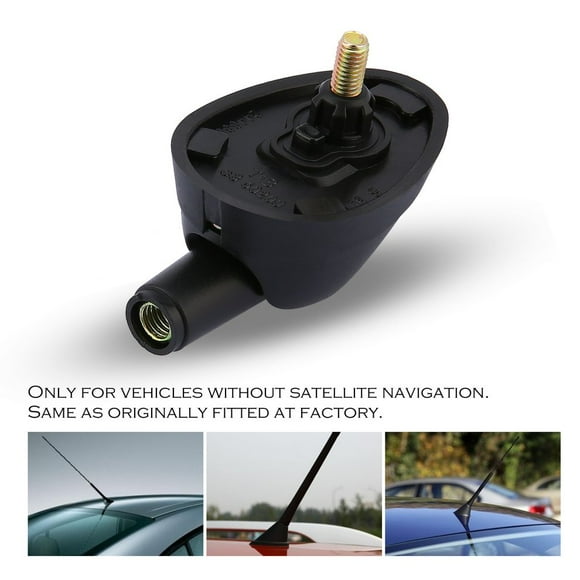 Antenna Base Aerial Base Genuine for FIAT MULTIPLA MAREA DOBLO DUCATO black