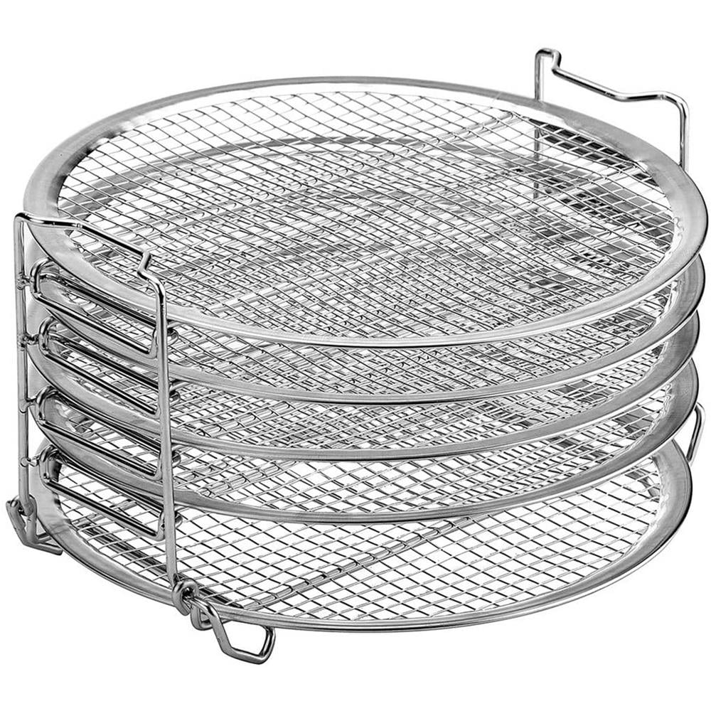 Stackable Reversible Rack for Ninja Foodi, Sduck Stainless Steel Dehydrator Stand Rack Accessories for Ninja Foodi Pressure Cooker and 6.5 and 8 qt