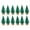 Green, variant on Tizuqe 12Pcs Mini Christmas Tree Pine Trees DIY Christmas Decorations for Home Table Xmas Ornaments Dollhouse New Year Decor