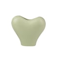 thumbnail image 2 of Jarrón de cerámica con forma de corazón, arreglo floral, decorativo, elegante y novedoso, florero para verde, 2 of 8