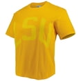 thumbnail image 2 of Women's '47 Gold LSU Tigers Vintage Tubular Hyper Bright 2-Hit Cropped T-Shirt, 2 of 3