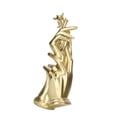 thumbnail image 2 of Hand Held Rose Sculpture Resin Elegant Unique Two Handed Rose Statue for Home Decoration, 2 of 14