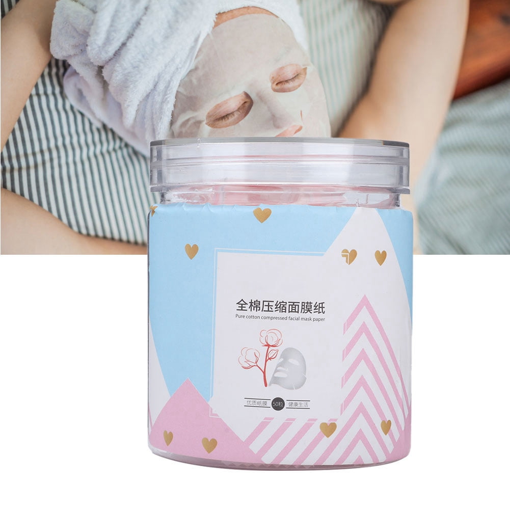 Comprimés Faciaux Diy, Comprimés pour le Visage 50 Pcs Pack Jetable Auto-Fait Soin de la Peau Diy