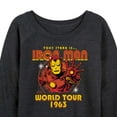 thumbnail image 3 of Marvel Iron Man - Band Tee Style - Women's French Terry Pullover Long Sleeve Shirt, 3 of 5