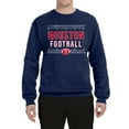 thumbnail image 2 of Wild Bobby Houston HOU Hometown City Football Fan Pride Sports Unisex Crewneck Sweatshirt, Navy, XX-Large, 2 of 6