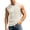 Beige-1, variant on Mens Tank Tops Textured Sleeveless Streetwear T Shirts Workout Muscle Gym Shirt with Pocket Crew Neck Breathable Athletic Tee