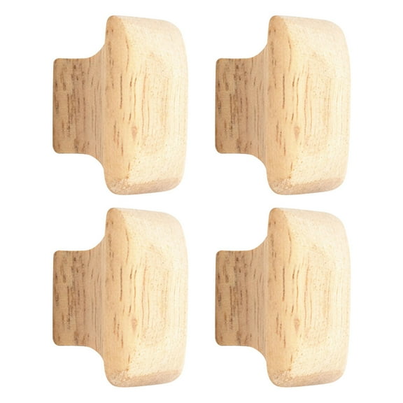 COMPUKAS 12 pcs Stylish Wooden Drawer Pull Knobs Cabinet Handles Decorative Crafts