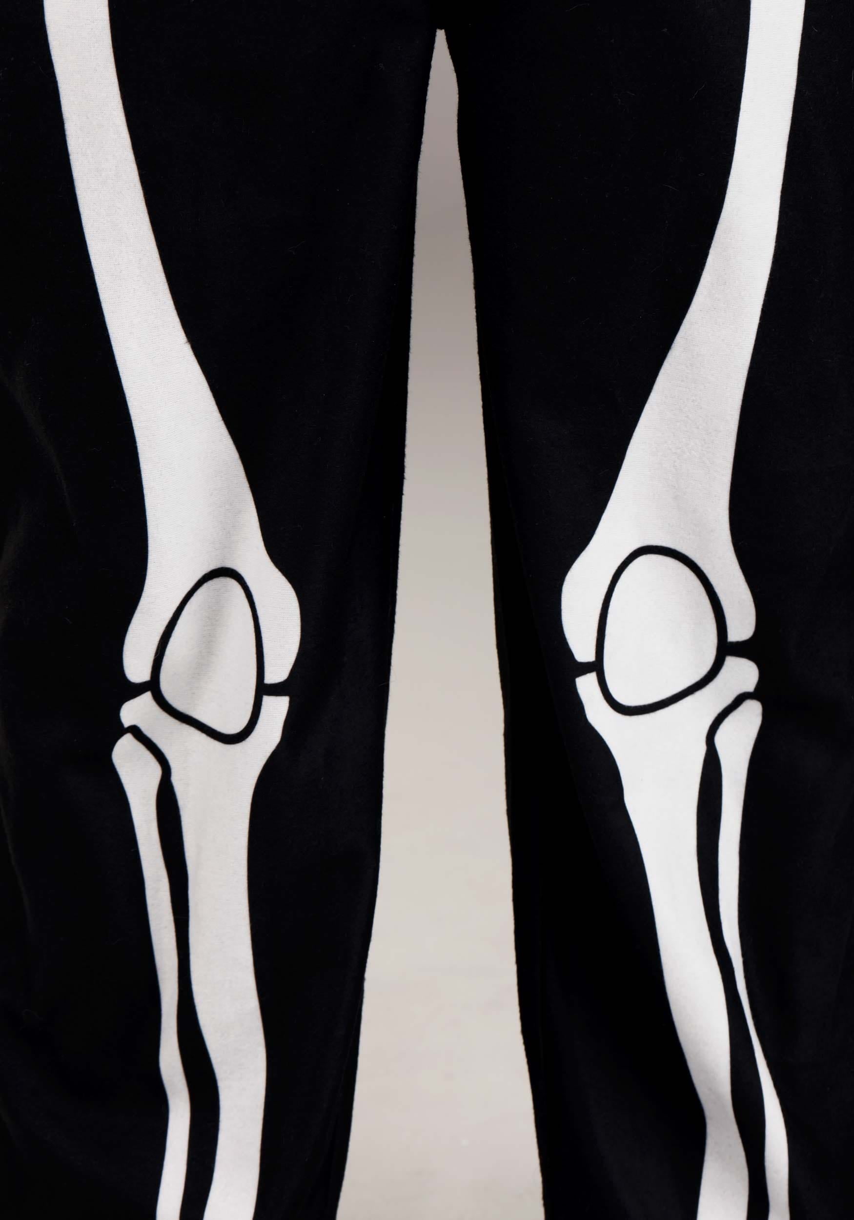 Adult Cozy Skeleton Onesie