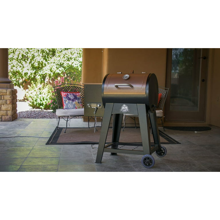 Pit Boss Lexington 540 Sq. In. Wood Pellet Grill With Flame Broiler and  Meat Probe