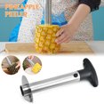 thumbnail image 4 of Muyoka Pi帽a Corer Slicer Peeler Cortador de frutas de acero inoxidable Parer Herramienta de cocina Anillos de frutas en cubitos, 4 of 7