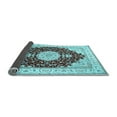 thumbnail image 2 of Ahgly Company Indoor Rectangle Medallion Light Blue Traditional Area Rugs, 3' x 5', 2 of 4