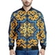 thumbnail image 3 of Chaqueta con estampado 3D bohemio retro para hombre, sudaderas étnicas coloridas con flores, abrigos con cremallera y mangas largas para primavera y otoño, 3 of 5