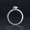 thumbnail image 3 of Dash Jewel 1.9 Ct Emerald Cut Diamond Engagement Ring - 14K White Gold Plated Bezel Set Design - Wedding Ring for Women - Perfect for Special Occasions and Celebrating Your Love Story Together, 3 of 3