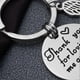thumbnail image 3 of Stainless Steel Pendant Keychain Car Keys Engraved Keychains Pair Keychains Boyfriend Keychains, 3 of 3