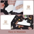 thumbnail image 4 of Farmhouse Kitchen Mats for Floor 2 Piece, Black Kitchen Rugs Set, Animals Cushioned Anti Fatigue Mats for Kitchen Floor Mat, Vinyl Cartoon Kitchen Rug and Mats Non Skid Waterproof, 4 of 6