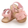 thumbnail image 6 of Baby Girls Boys Sparkly Bowknot Sandals Premium Soft Anti-Slip Rubber Sole Infant Summer Outdoor Shoes Toddler First Walkers, 6 of 6