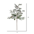 thumbnail image 2 of Vickerman 30" Artificial Green Snow Cedar and Eucalyptus Branch, 1 per bag., 2 of 2