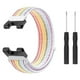 thumbnail image 2 of Para Huami Amazfit T-rex / T-rex Pro / Ares Correa De Reloj Ajustable Pulsera De Nylon Flexible Reloj Inteligente Banda Transpirable Para Mujeres / Hombres - Negro, 2 of 5