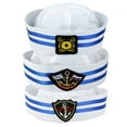 thumbnail image 6 of 1 Kids Child Sailor Hat Skipper tumes, 6 of 8
