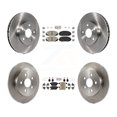 thumbnail image 1 of Transit Auto Front Rear Ceramic Pads and Disc Brake Rotors Kit for Car Toyota Prius Lexus CT200h Plug-In K8A-103261, 1 of 8