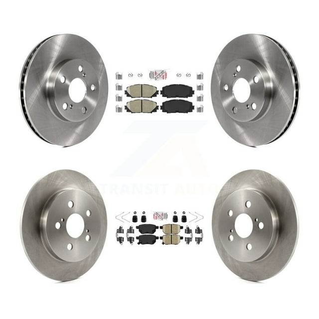 Transit Auto Front Rear Ceramic Pads and Disc Brake Rotors Kit for Car Toyota Prius Lexus CT200h Plug-In K8A-103261