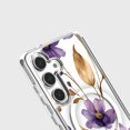 thumbnail image 3 of Caseco Samsung Galaxy S24 Clear Design Case - Purple Wildflower, 3 of 5